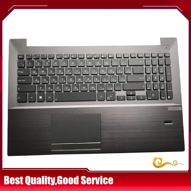 New/Orig For Asus B551 B551LA B551LG Palmrest Bilingual RU Russian Keyboard Upper Cover Touchpad C shell