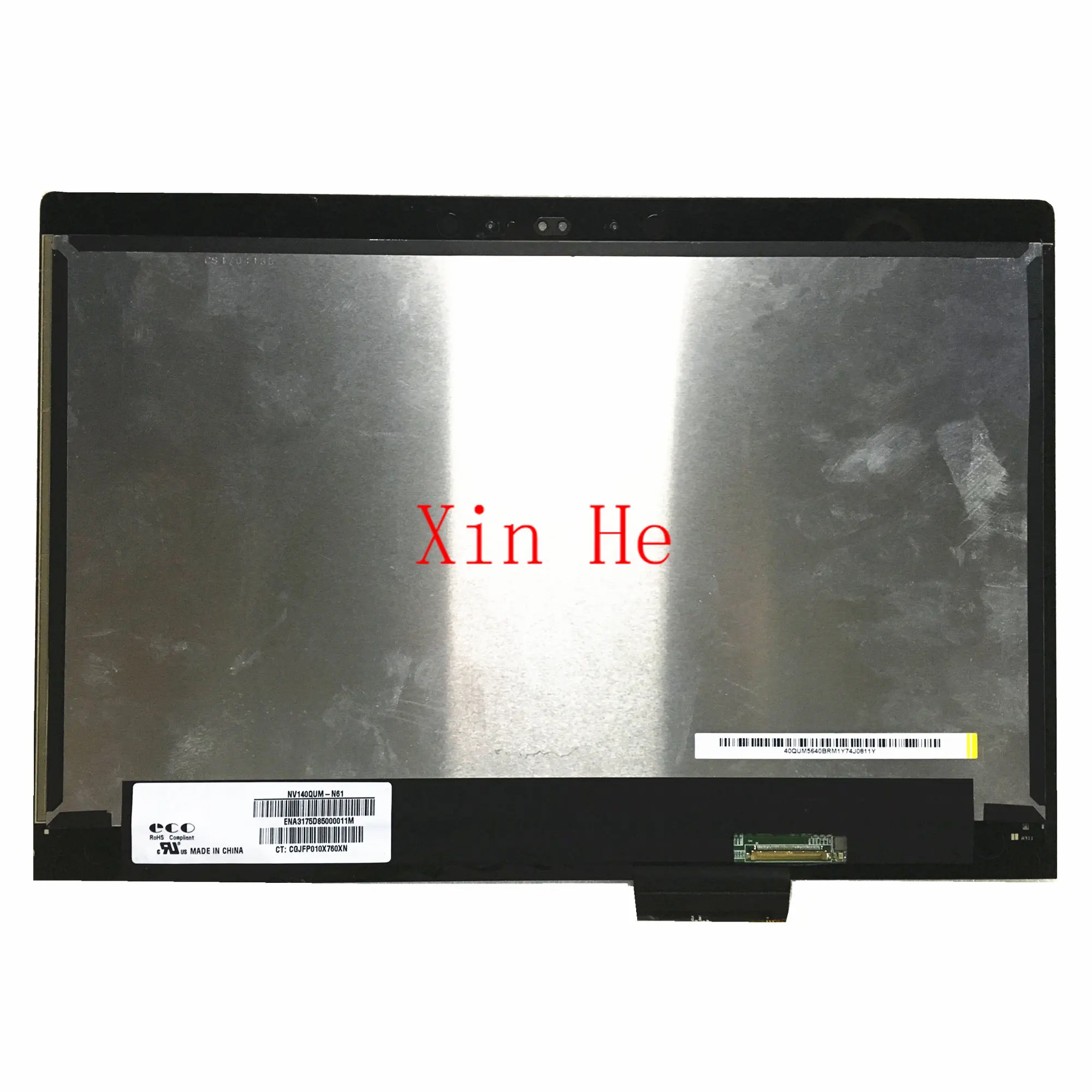 

14.0''LCD LED Screen NV140QUM-N61 for HP EliteBook 1040 G4 Laptop Lcd Touch Screen Repalcement Assembly IPS 3840*2160