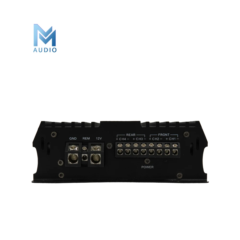 Factory Wholesale Top Selling MJ100.4 Car Speaker Audio System 4 Channel Amplifier Car Audio Class D Auto Electronics 14.4v