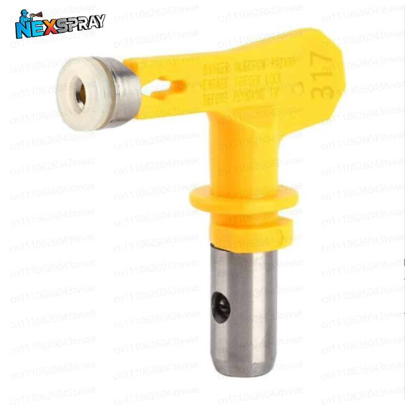 Reversible Spray Tip,Airless Spray Nozzles for Airless Paint Spray Guns and Airless Sprayer Machine,Yellow Wear-resistant