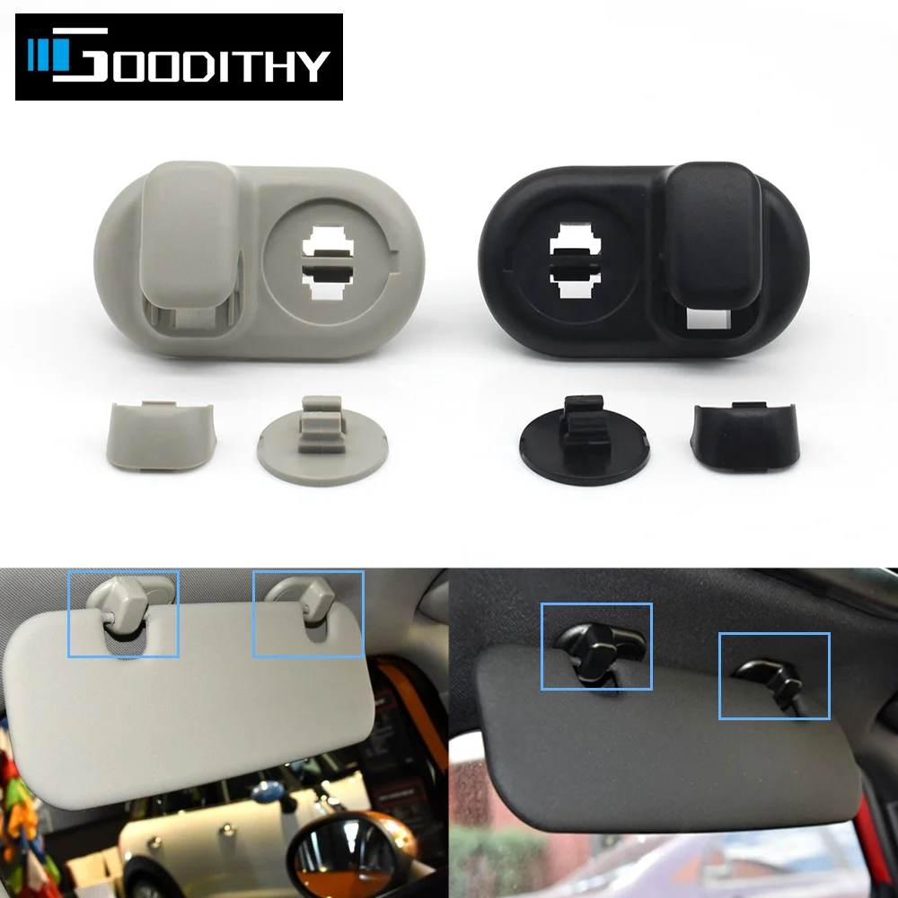 

LHD RHD Car Sun Visor Fixed Clip Buckle Retainer Hook Bracket For BMW MINI Cooper ONE F55 F56 2014-2020 JCW F54 2015-2019