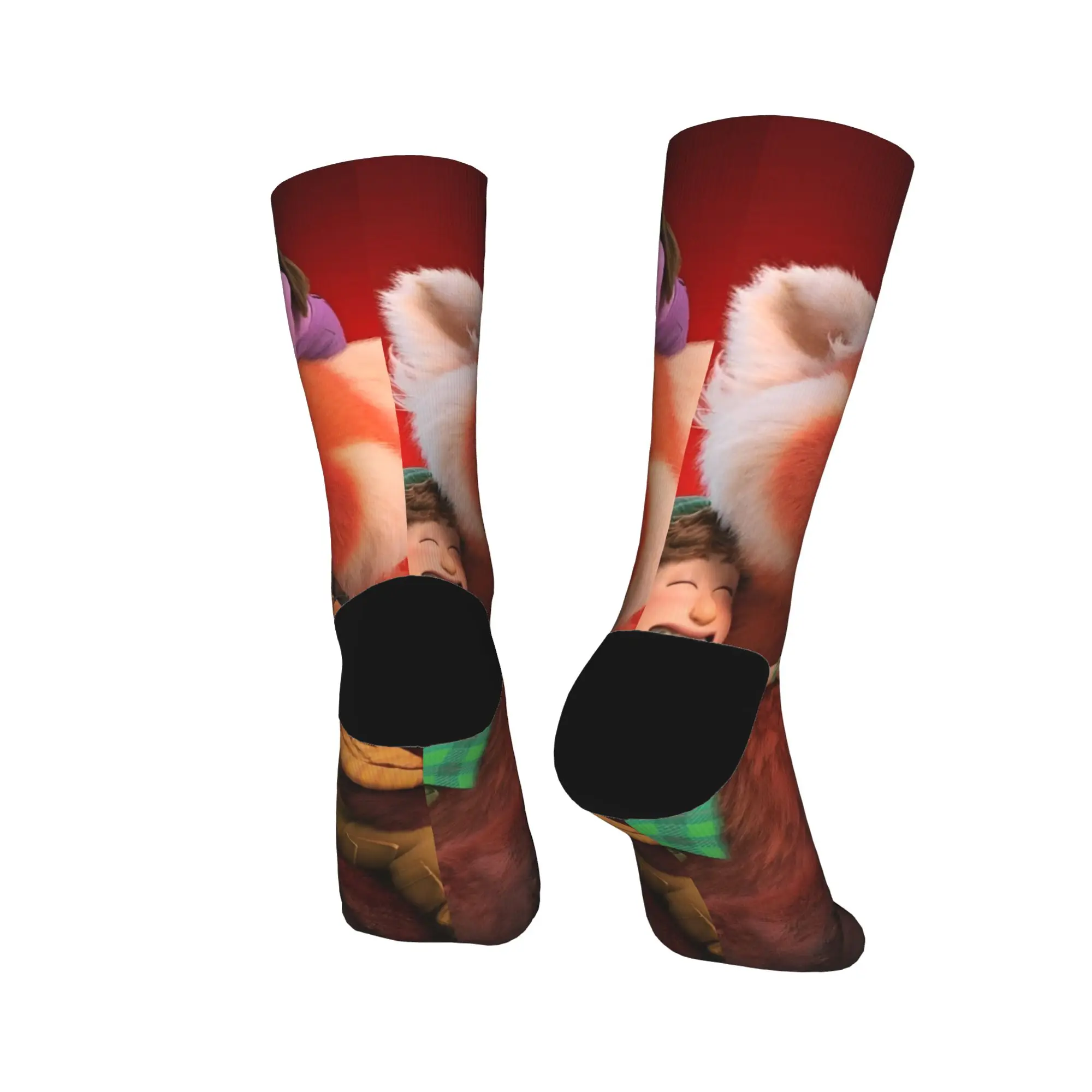 Turning Red Cute Bear Meias Lazer Meias Homens Confortáveis Meias de Corrida Primavera Gráfico Anti Skid Meias