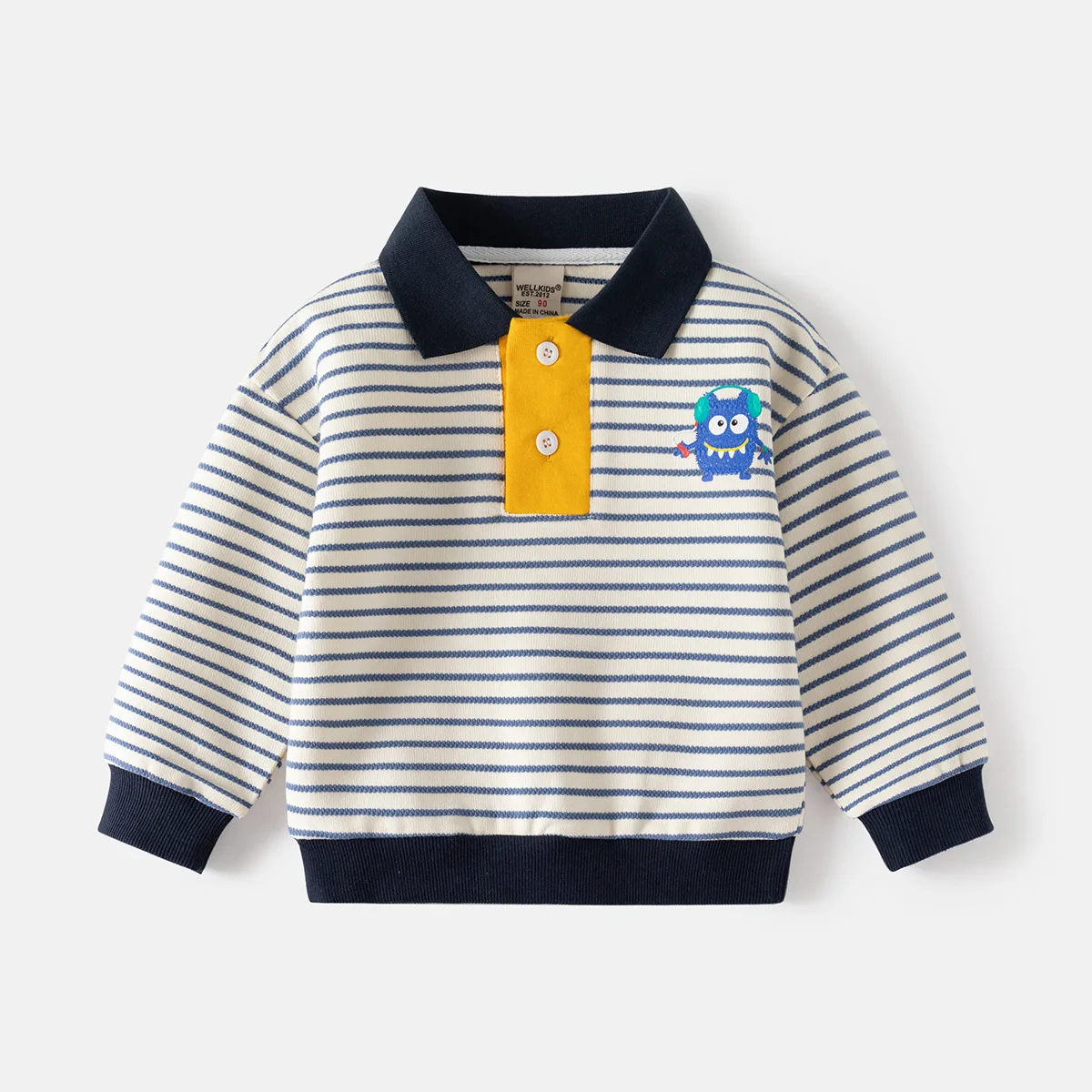 

Children's Autumn Sweatshirt with Lapel Kids Clothes Boys