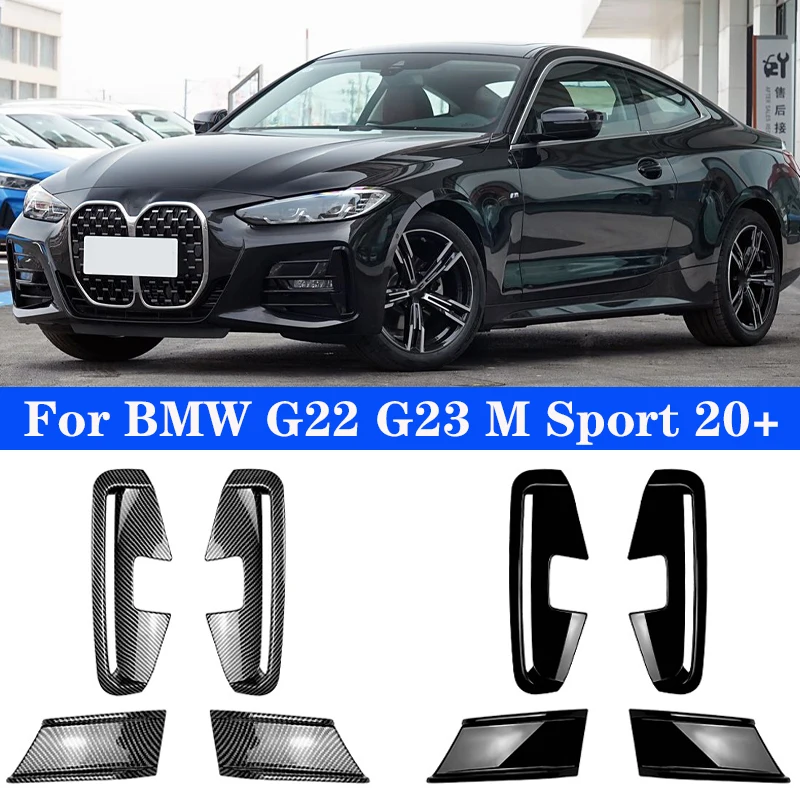 

Передний бампер автомобиля, боковой сплиттер, спойлер, крышка противотуманной фары, передний боковой бампер, ветровой нож для BMW 4 серии G22 G23 M Sport 2020+