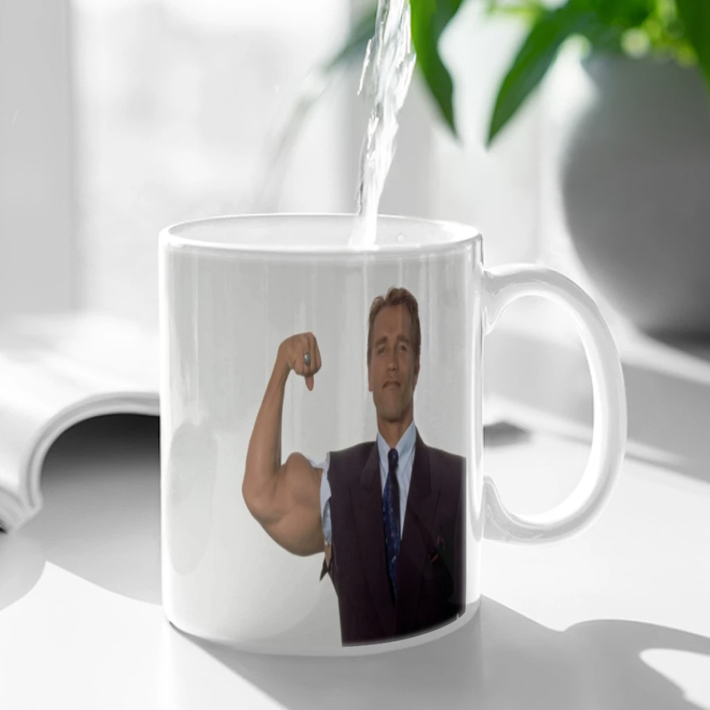 Arnold Schwarzenegger Bodybuilding Coffee Mug 11oz Fun Ceramic Coffee Tea Cocoa Cup Handle Tea Drink Cup