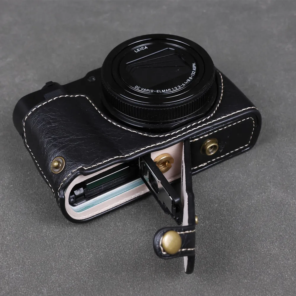ZS300 TZ300 Synthetic Leather Camera Half Case Body Cover Kit Protector Bag for Panasonic Lumix DC-ZS300 DC-TZ300 DCZS300 TZ300