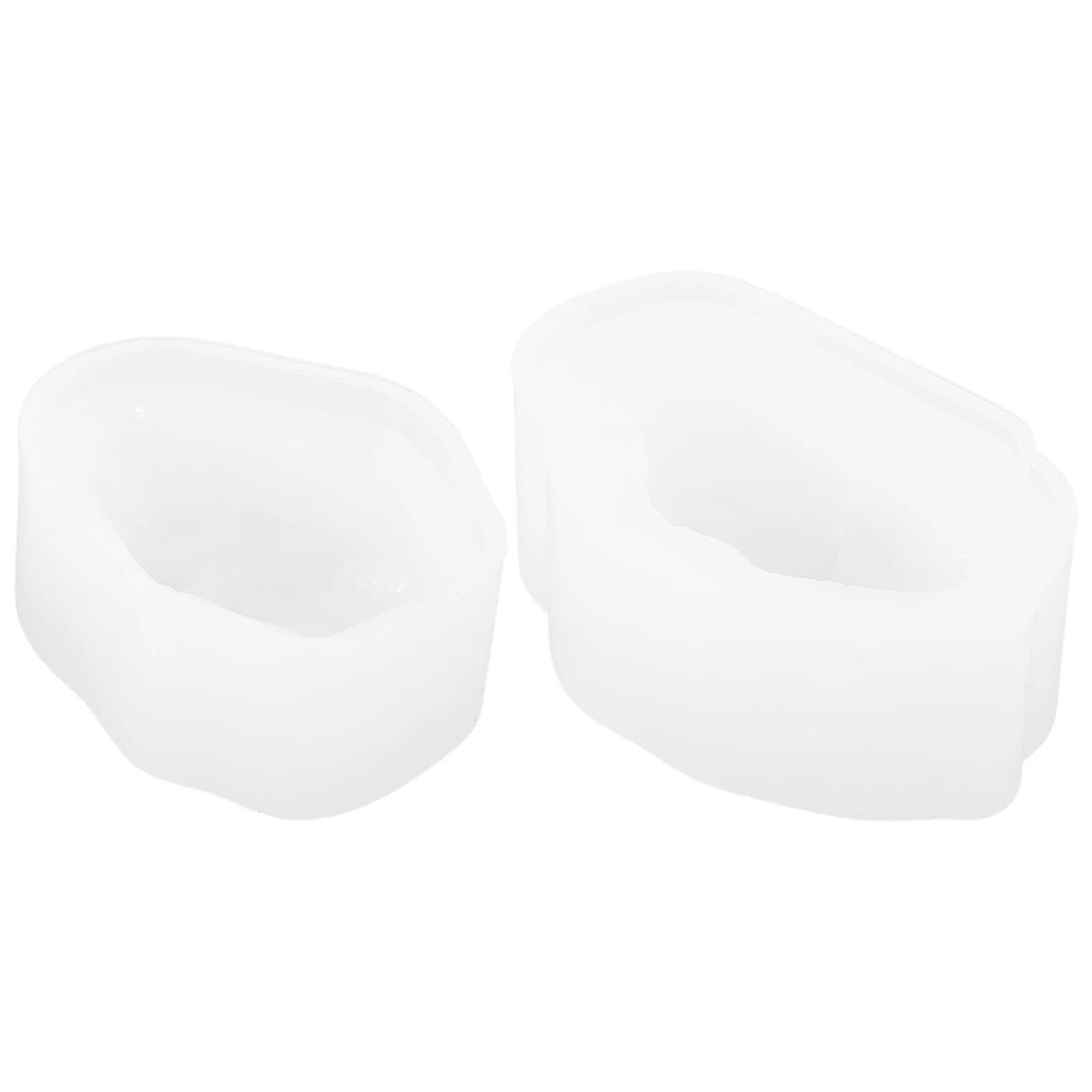

2Pcs Crystal Silicone Mold for Handmade Jewelry Epoxy Resin Casting Pendant Necklace Quartz Reusable Practical