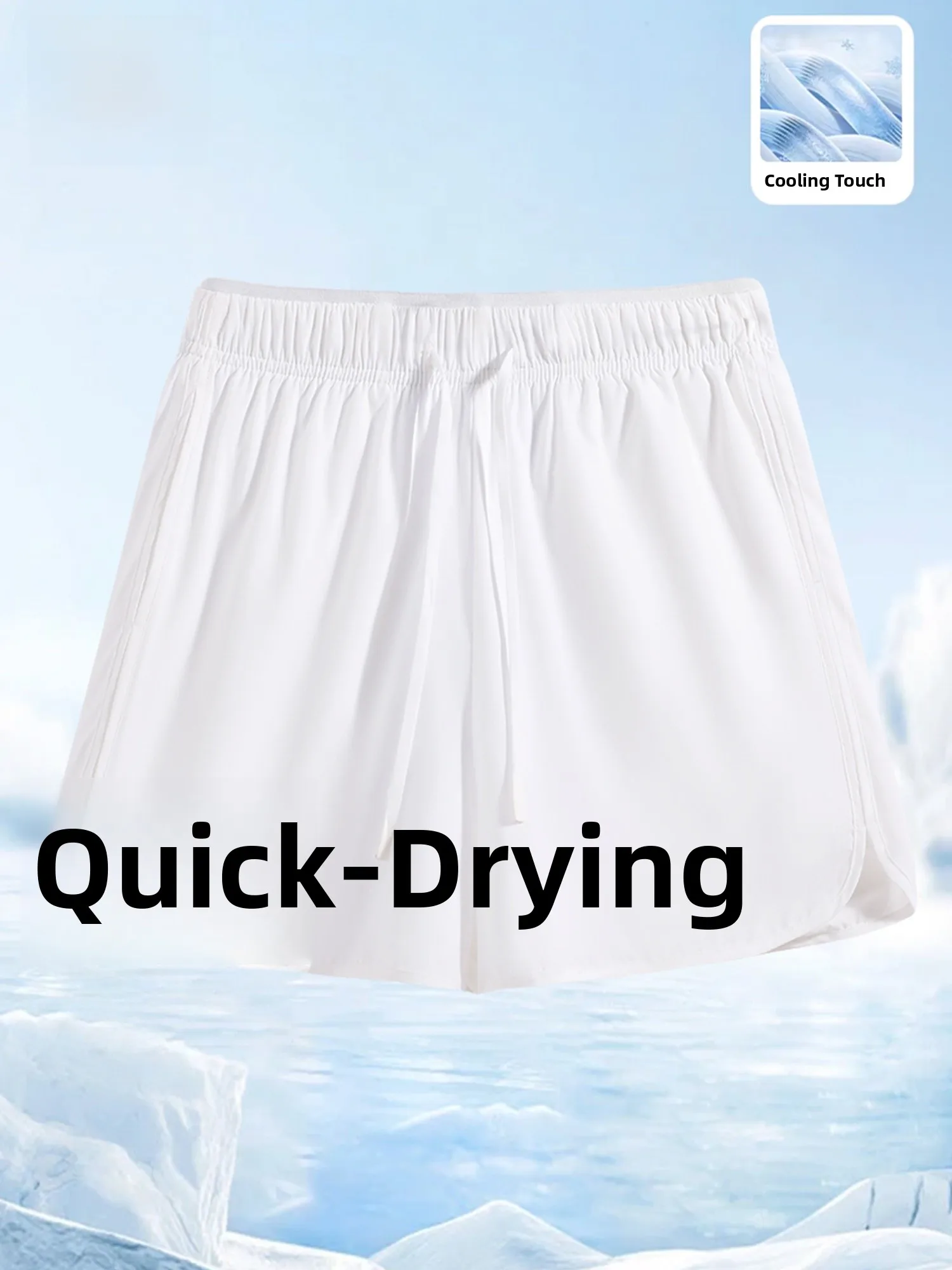 

Женские спортивные шорты Bal с высокой талией и широкими штанинами, быстросохнущие, длиной три четверти, летние, новые, непрозрачные, для прогулок