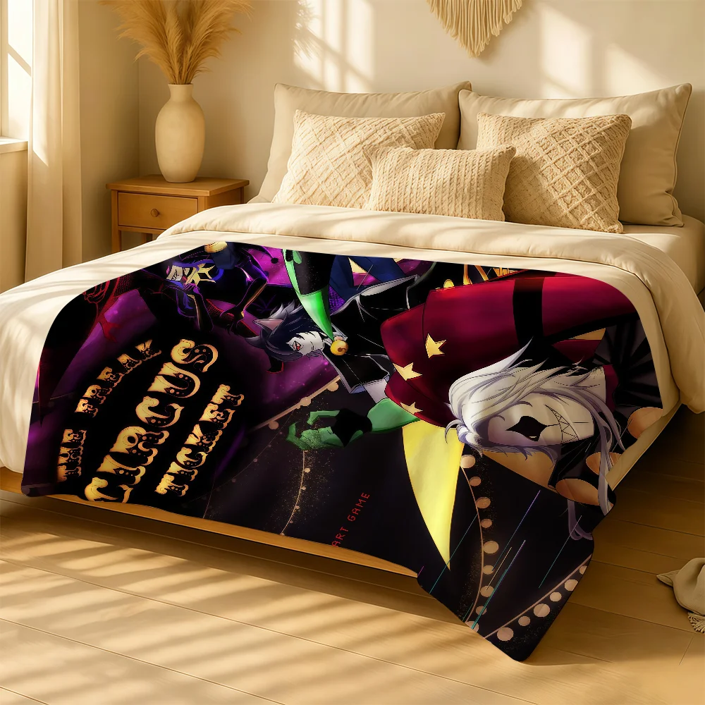 Game The Freak Circus Blanket For Soft Warm Knee For Bedroom Living Room Bed Sofa Camping Picnic Office Gift Throw