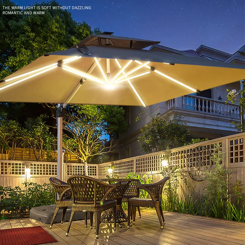 Customizable Outdoor Large Parasol Garden Terrace Commercial Sun Umbrella