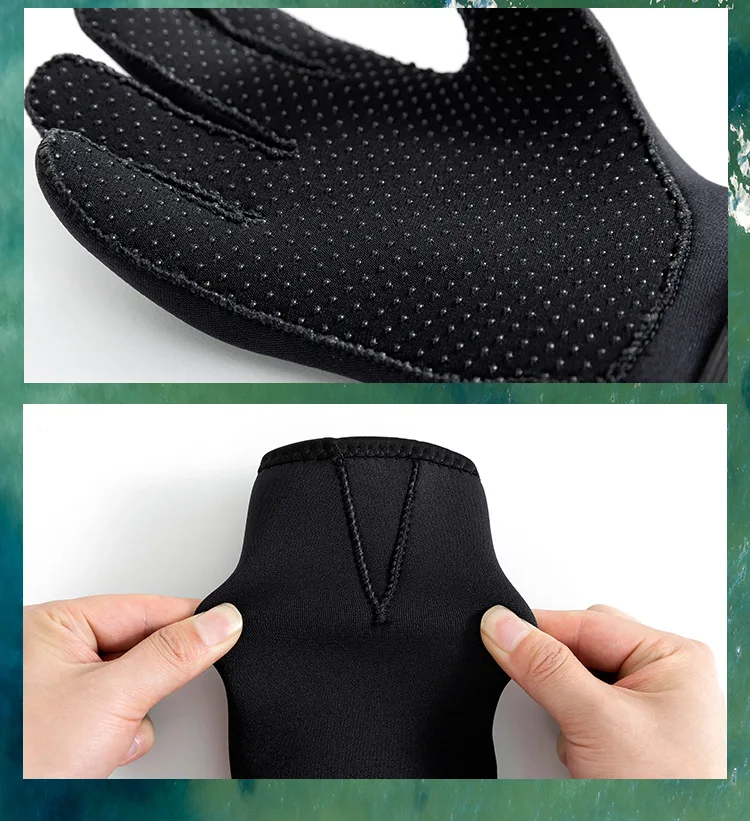 Tauchhandschuhe, Socken, Kopfbedeckungen, Tauchausrüstung, verschleißfest, verhindern Durchbruch und hält warm, Strandkämmen, Schutzausrüstung – Detail 16