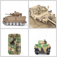 1/16 RC Panzer Tongde Radio Control Tank M2412-A M113A1 MRV Recoil Fire Flashing 320 Turret Rotation Metal Drive Gearbox for Boy