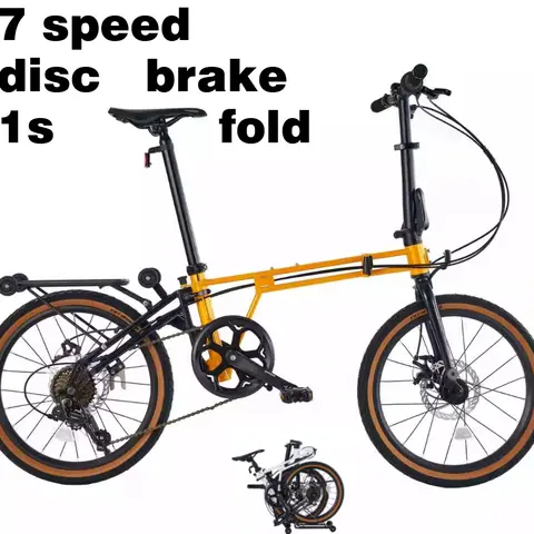 Ny 20-tums trefaldig cykel 7 snabba ultralätt cykel för vuxna herr och dam 10 best sales flatland bmx - №1