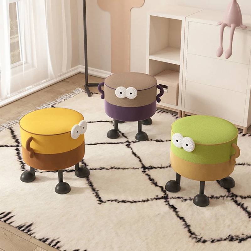 

Creative small stool home modern minimalist low stool living room cartoon cute children