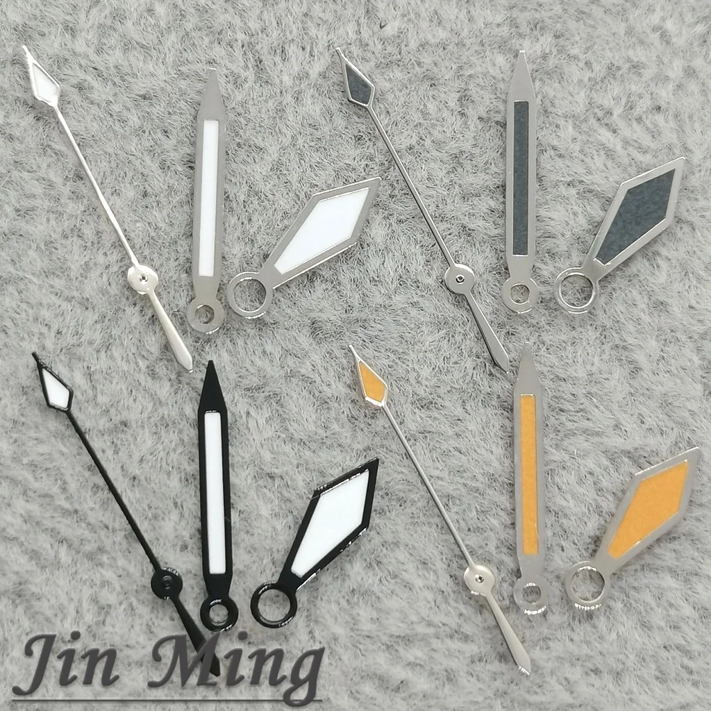 Hohe Qualität Uhr Hände 12,5*12*8,5 Grün Leuchtende Silber Schwarz Für NH35 NH36 7S26 7S36 4R35 4R36 Bewegung Uhren Zubehör