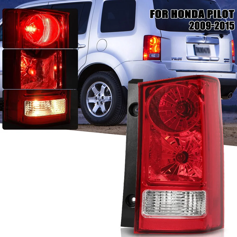 Car Rear Bumper Light For Honda Pilot 2009-2015 Tail Light Reversing Lamp Stop Parking Brake Light Driving Lamp Car Accessories