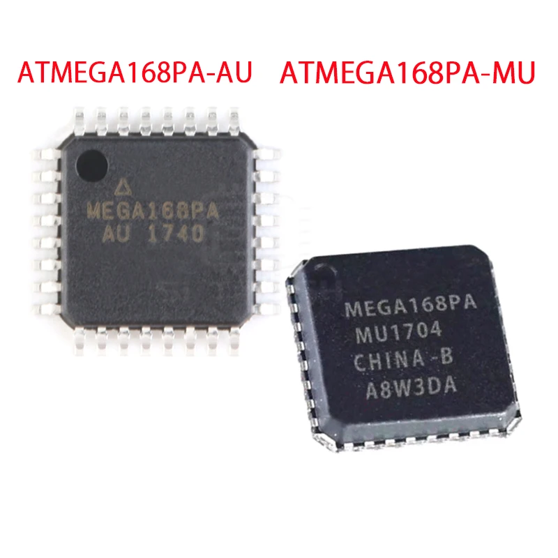 5PCS ATMEGA168PA-AU ATMEGA168PA-PU ATMEGA168PA-MU 8-bit microcontroller 16K flash AVR