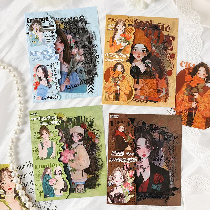 

12 упаковок/лот, серия Dream time, милая ретро декоративная наклейка для домашних животных