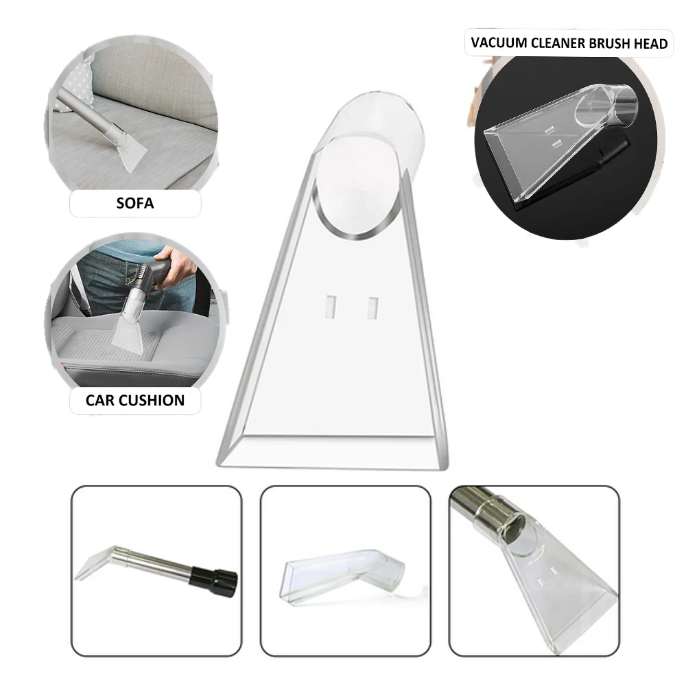 

2Pcs Vacuum Cleaner Extraction Nozzle Spin Brush Head Clear Swivel Nozzle Sofa Carpet cleaning Nozzle vacuum cleaner parts