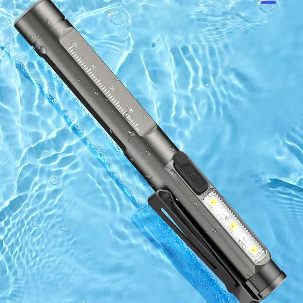 Portable Emergency Medical Pen Light Rechargeable Nursing Flashlight Multifunctional IPX5 Waterproof for Doctor Nurse Diagnosis
