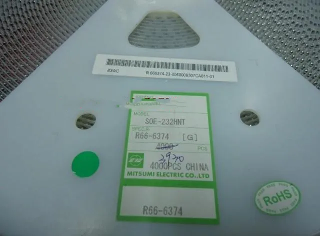 YYT 10PCS SMD tactile switch SOE-232HNT key switch 3.9*2.9