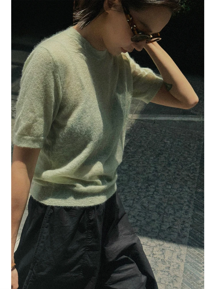 

Женский вязаный свитер Tfa 825FM34 из смесовой шерсти, свободного кроя, для повседневной носки