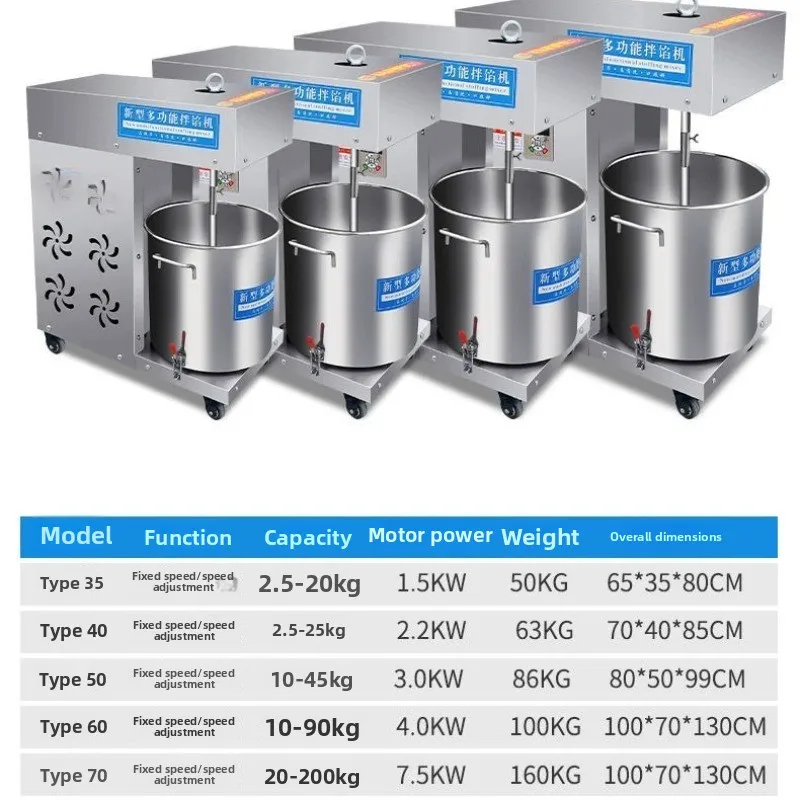 Large electric and stuffing machine, commercial fully automatic stuffing machine
