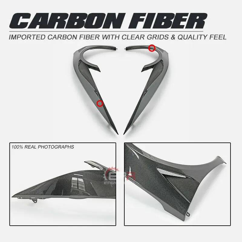 For Honda NSX NC1 OE Type Front Fender Mudguards Carbon Fiber Bodykits Mud Guards Trim