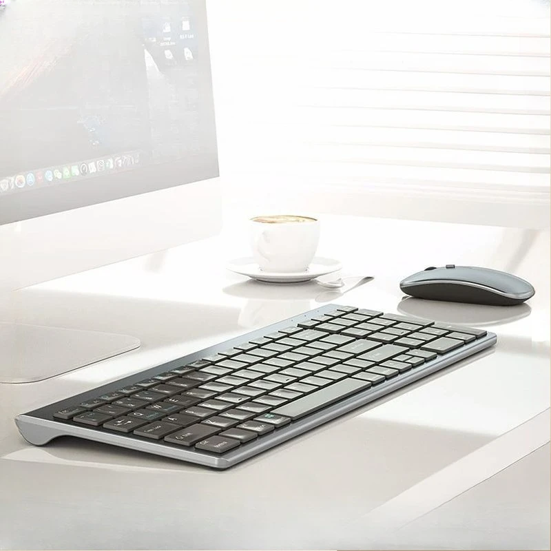 

Film bluetooth wireless keyboard and mouse set desktop computer notebook office silent notebook mobile phone integrated