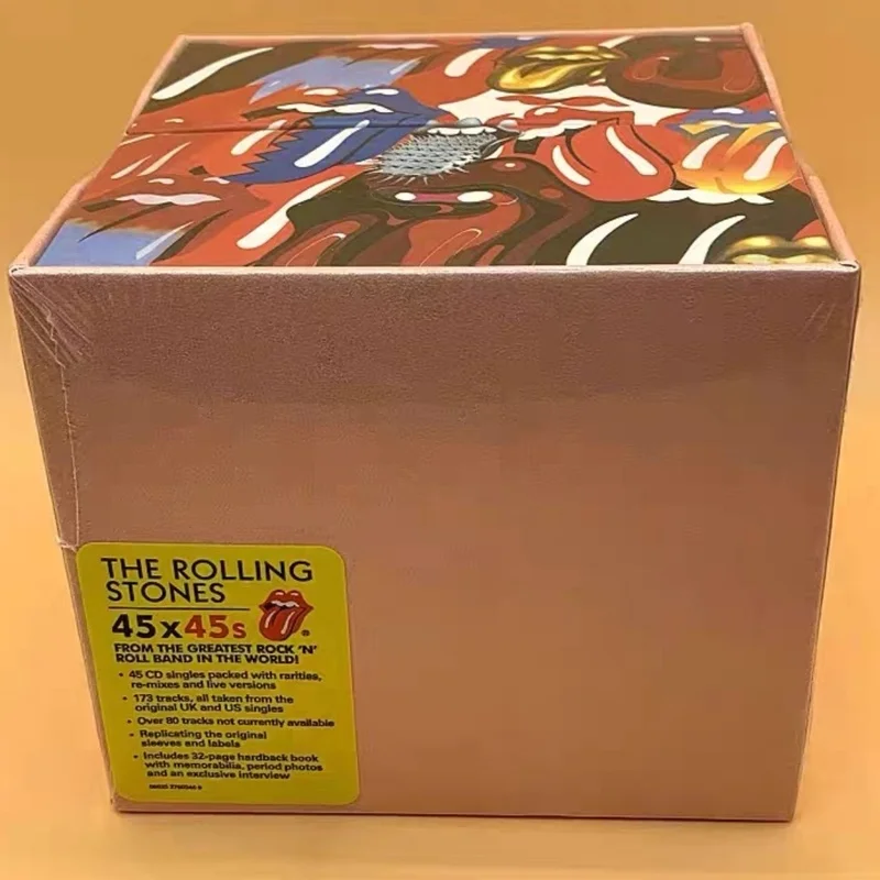 In Stock The Rolling Stones Mick Jagger Music Cd Greatest Hits 1971-2006 Deluxe Album 45pcs Music Record Cosplay Soundtracks Box