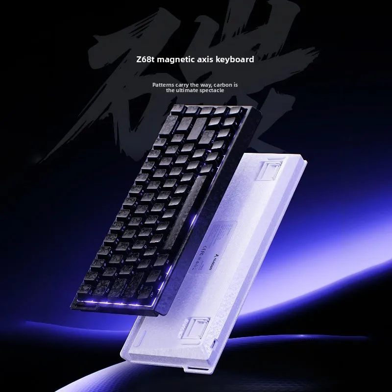 teclado-mecanico-ausdom-z68t-con-interruptores-magneticos-de-carbono-cableado-modo-Unico-disparo-ultra-rapido-de-8k-para-esports-y-valorant
