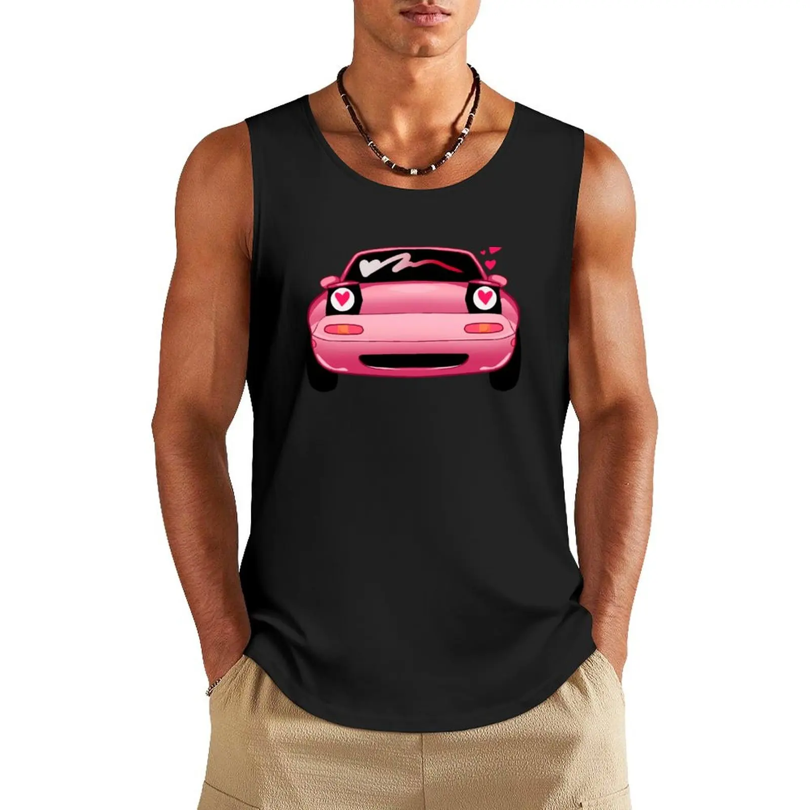 

Valentines Miata Tank Top muscle t-shirt vests for men men clothings Men's gym t-shirt