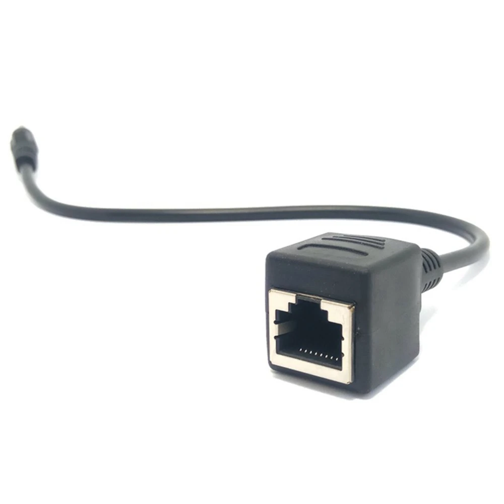 HL 2017 Cabo de áudio jack macho de 3,5 mm para acessórios de cabo de rede LAN Ethernet RJ45 FE13