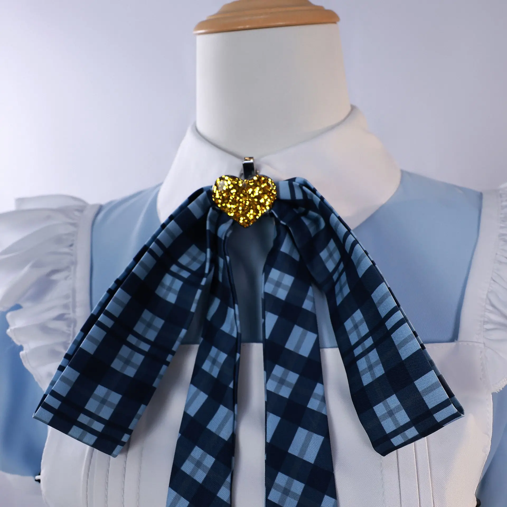 Alice Maid Dress Women Blue White Lolita Dress Full Set with Accessories Anime Idol Stage Performance Outfit Halloween Costumes - view 5
