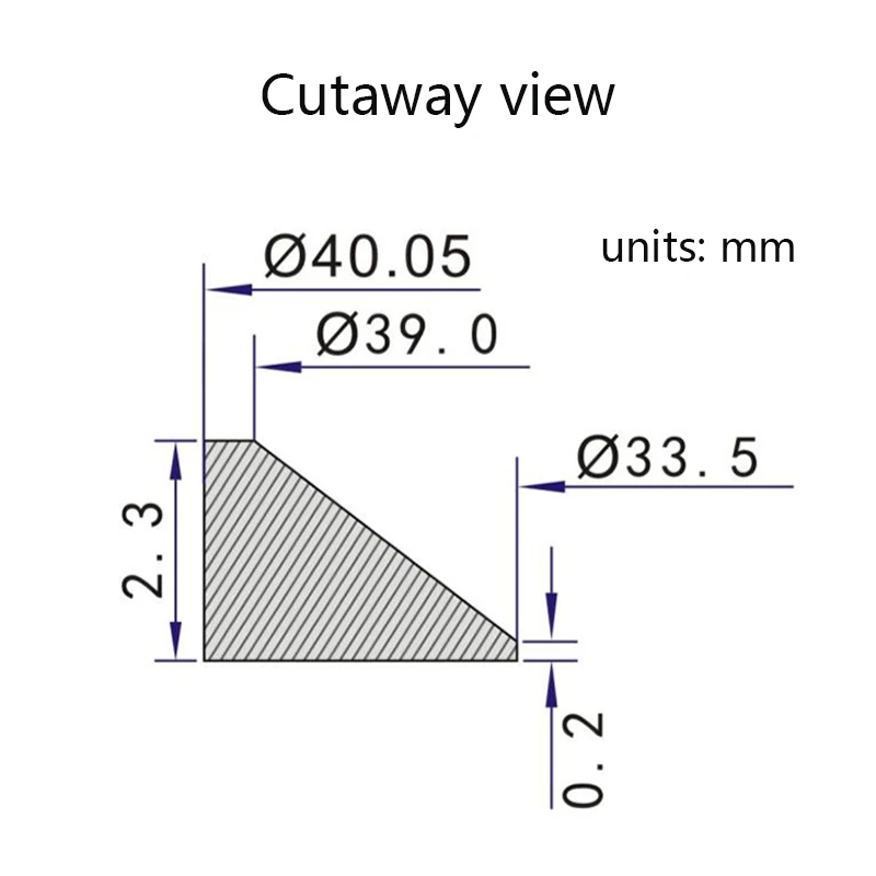 40.05mm*33.5mm Plastic Tachymeter Watch Chapter Ring Fits Japanese Men's Quartz Movement Watch Repair Accessories Parts