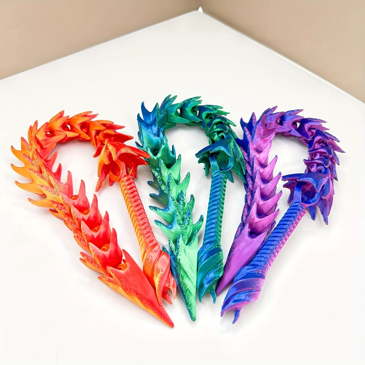 

The 3D whip handheld colorful whip home office desk statue ornament can be an excellent gift for prop display and collection.