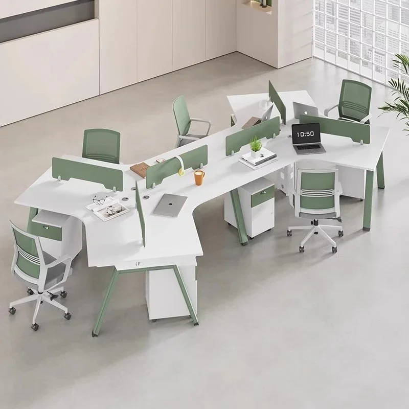 

Office desk and chair group, office furniture modern minimalist