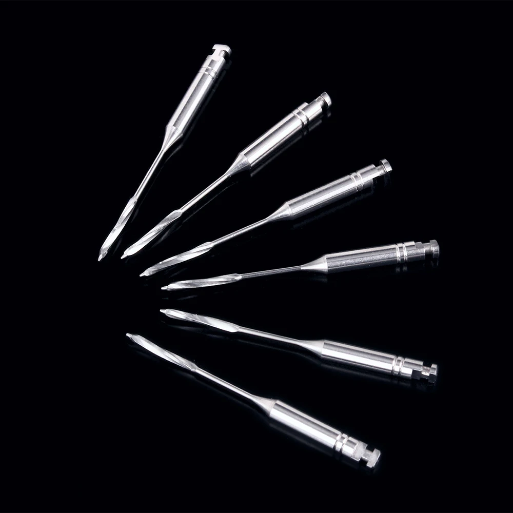 AZDENT-Lime endodontique dentaire, alésoirs Peeso, portes de limes Endo, foret dden fœtal 32mm #1-6 #2, acier inoxydable, boîte de 6 pièces