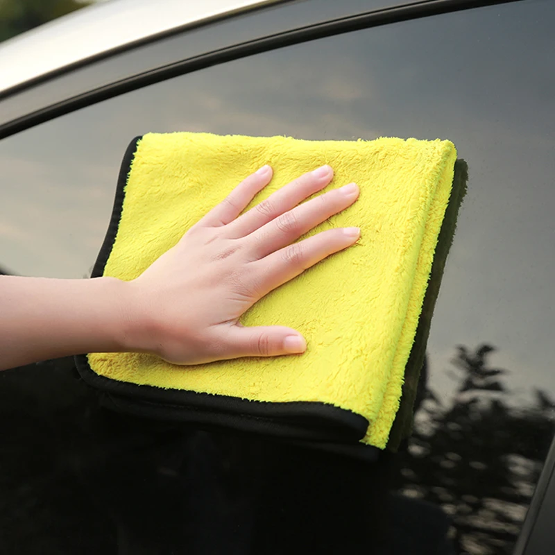 

Car Care Cloth Detailing Car Wash Never Scratch Accessory Microfiber Towel for Car Wash Towel Car Cleaning Drying Cloth Hemming