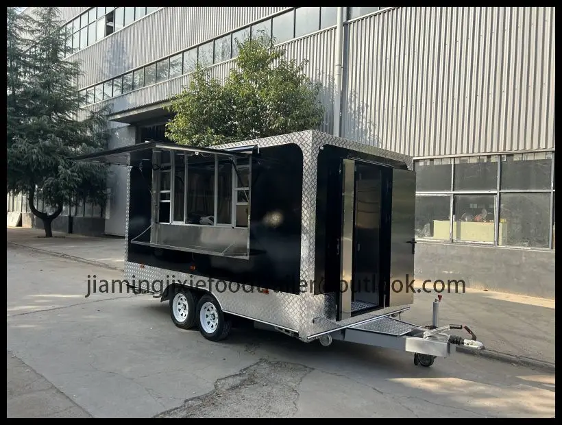 

Мобильный фургон для фастфуда с полностью оборудованной кухней: для продажи еды, мороженого, тако, бургеров, пиццы, кофе