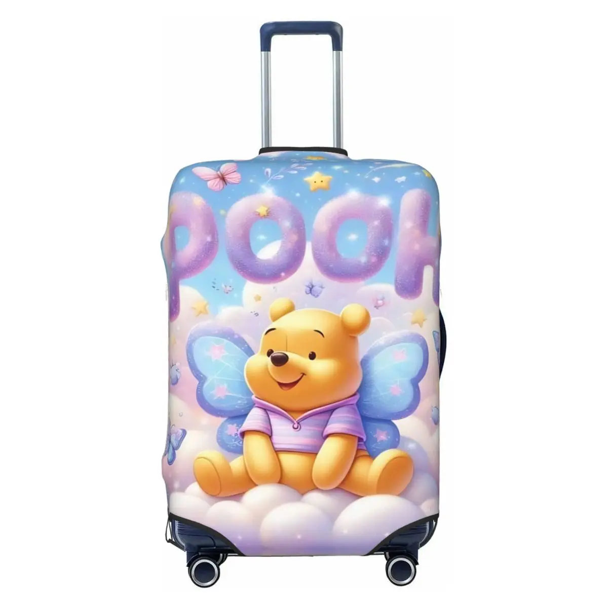

Чехол для чемодана с изображением Винни-Пуха в стиле манга/аниме, милый защитный чехол для чемодана, подходит для чемоданов 18-32 дюймов