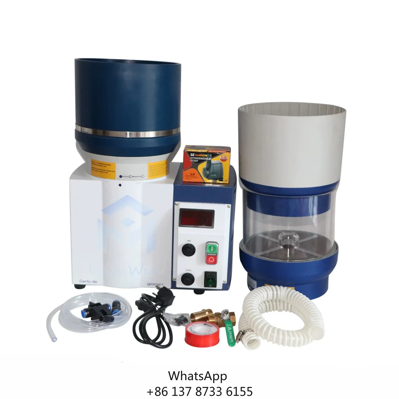 New High Precision Diamond Rings Grinder Jewelry Magnetic Centrifugal Disc Polishing Machine