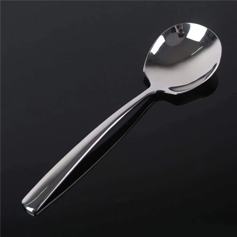 

ABUH-Large Serving Spoon,Set Of 12 Stainless Steel Large Serving Spoon,Mirror Finish For Elegant Buffet Banquet Party Holiday