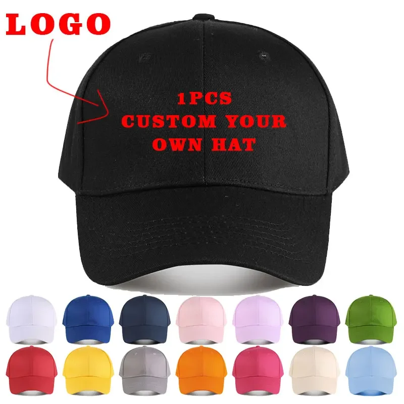 Custom Logo Snapback Cap Team Embroidery Monogram Baseball Hat Personalized Men Women Gorras Planas Hip Hop Bone Aba Reta