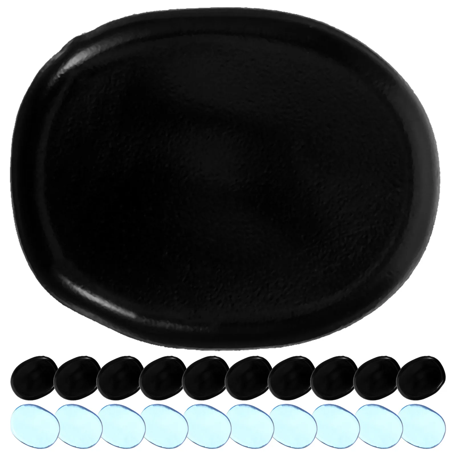

24 Pcs Mute Pad Snare Drum Dampener Mutes Practice Kit Suite Muffler Pads for Drummers Silicone Silica Gel Percussion