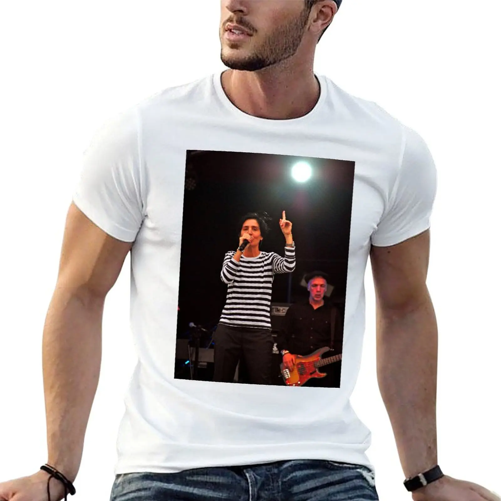 Sharleen Spiteri Performing Live With Texas T-Shirt Classic Crew Neck Cotton T-Shirt