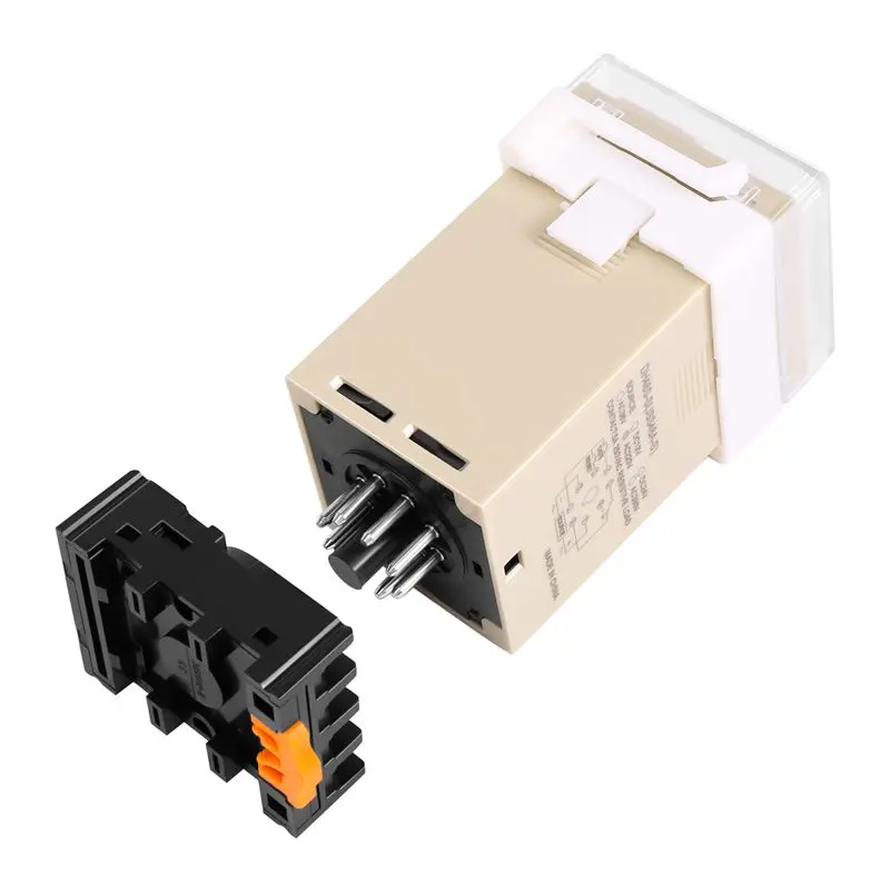 AC 220V 5A Programmable Double Delay Relay Device Tool DH48S-S-A50M