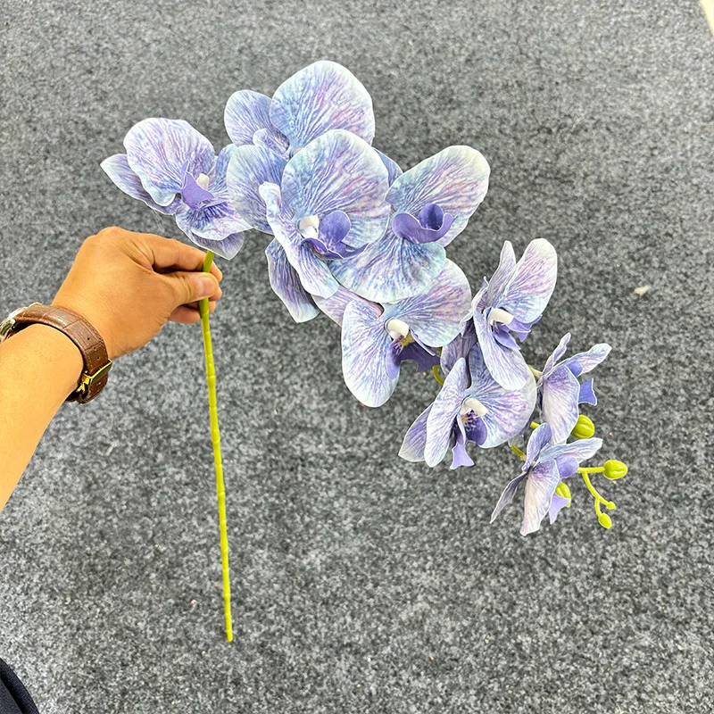 فرع زهرة فالاينوبسيس الاصطناعي بطباعة ثلاثية الأبعاد نبات الأوركيد ذو اللمس الحقيقي لتزيين حفلات الزفاف والمنزل