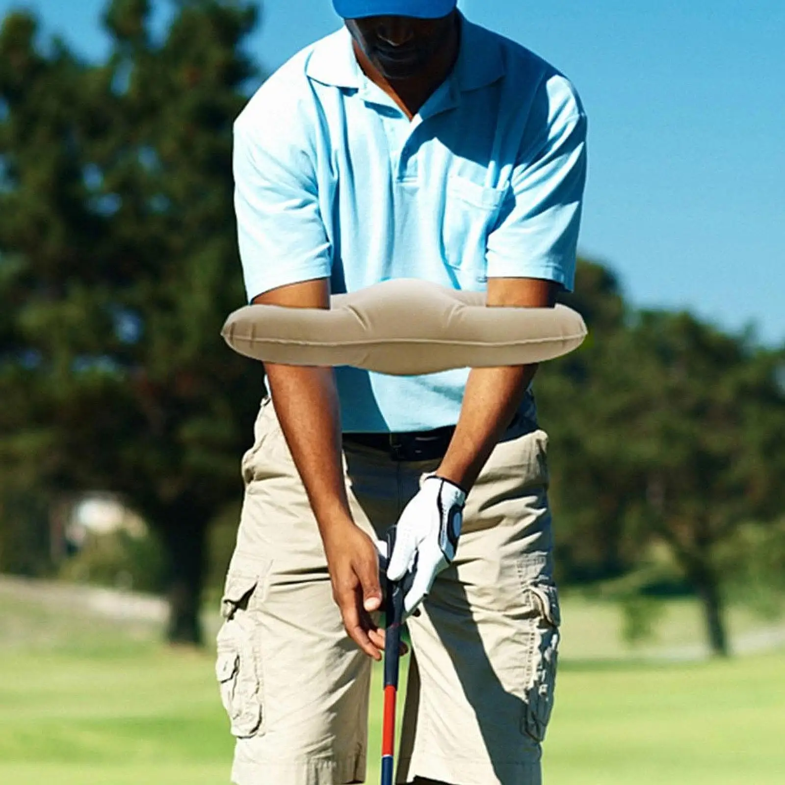 

Golf Swing Posture Correction 8 Shaped, Inflatable Golf Accessory, Golfing