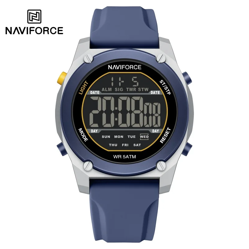 

NAVIFORCE NF7134 Men's Electronic Watch Digital Sports Watch Countdown Alarm Clock